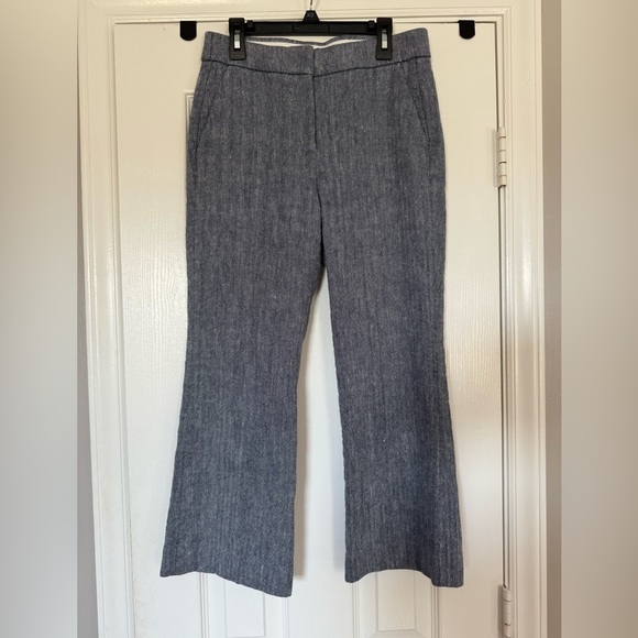 J. Crew Pants - J Crew Hayden Navy Crop Pants size 0